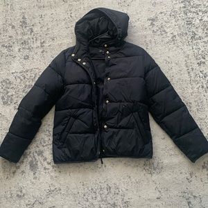 J crew puffer coat